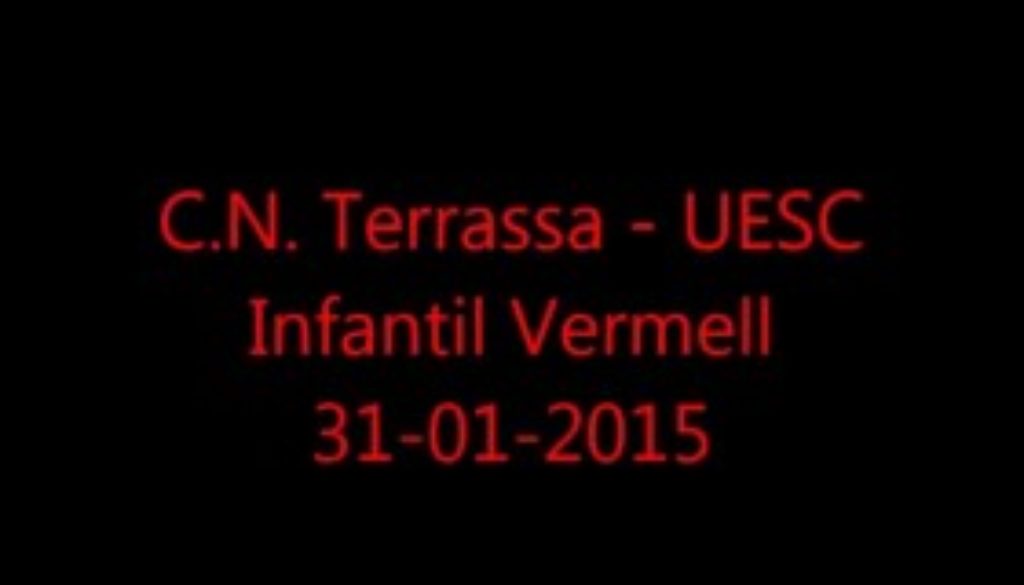 Vídeo CN Terrassa B - Infantil Vermell Masc 2014-2015 portada
