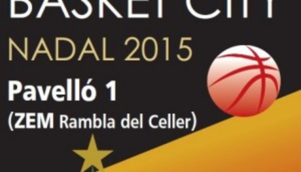 Pòster Basket City Nadal 2015 UESC portada