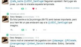 Piulades Cesc Senpau twitter UESC-CN Terassa temporada 2015-2016