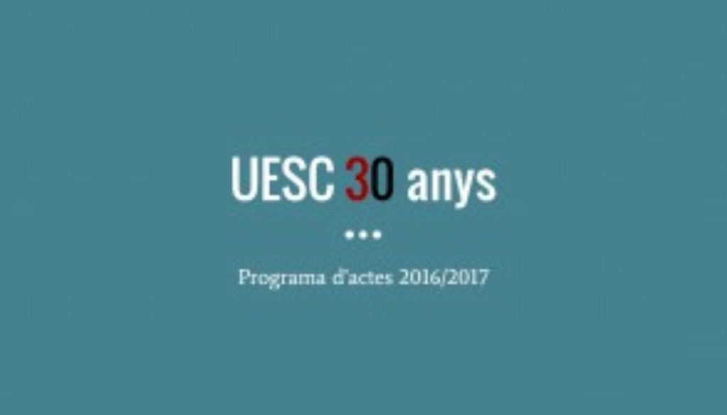 30 Anys UESC Programa actes