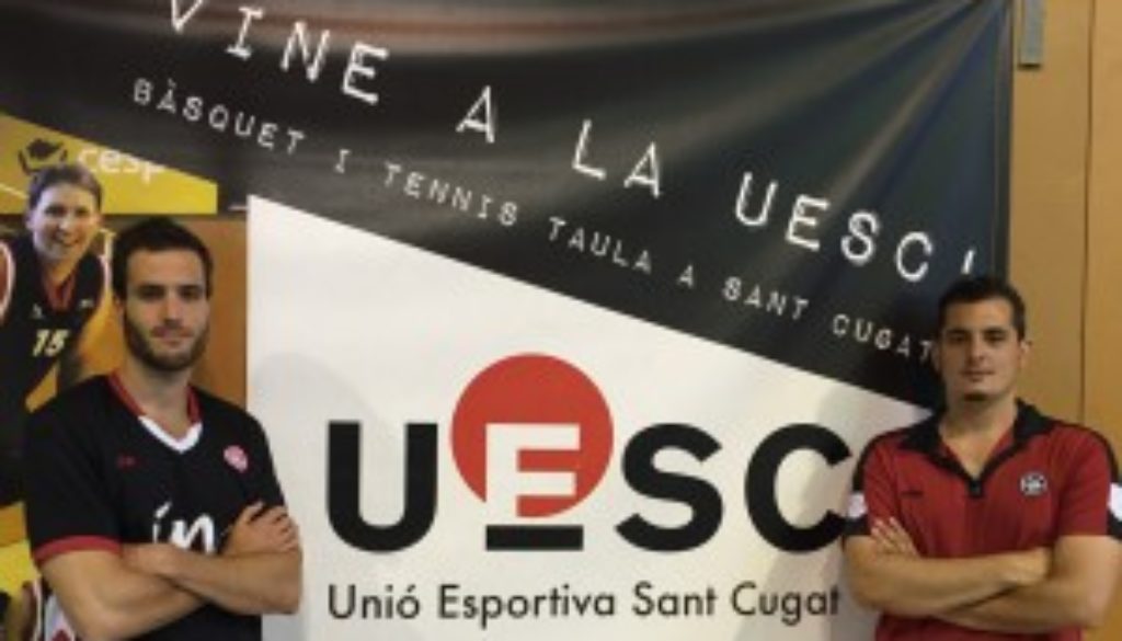 Jordi Costa i Dani Fernandez Coordinadors area masculina UESC 2016-2017