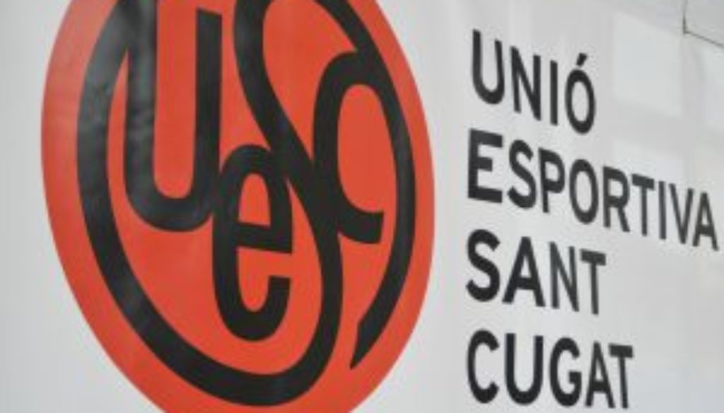 Logo UESC lona dia presentació temporada 2017-2018